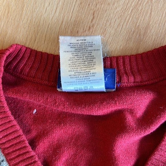 Retro Reebok argyle golf sweater vest Medium - Picture 3 of 5